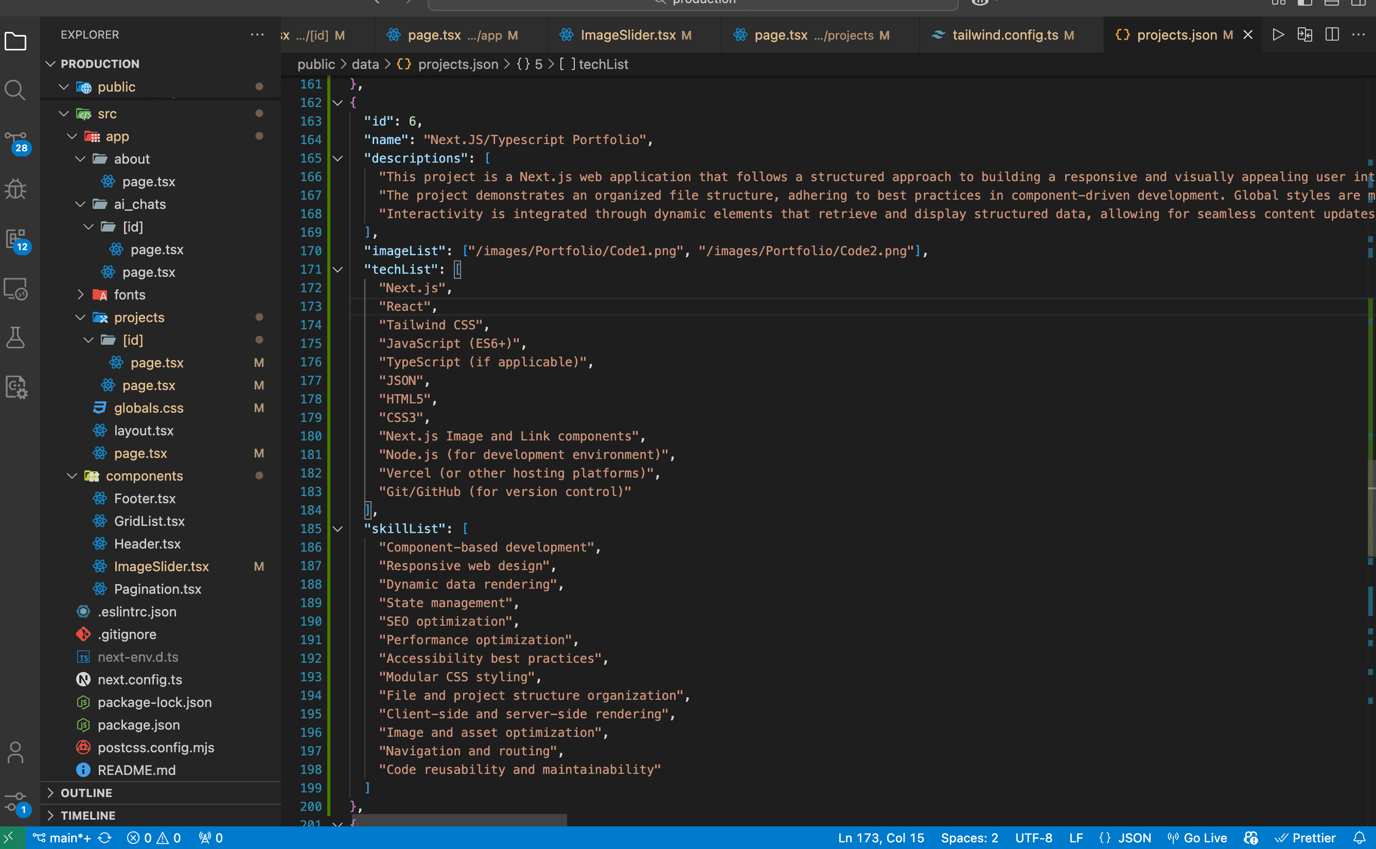 Image of Next.JS/Typescript Portfolio